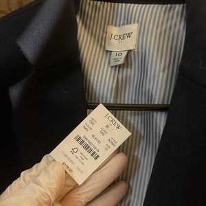 JCREW blue beautifully lined blazer. Tags. Never worn. Purchased about 2 months